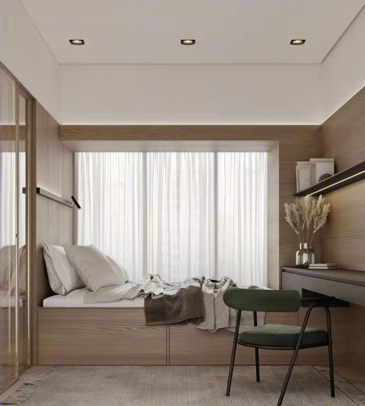 小卧室设计利器 · 榻榻米 PK 地台丨广州装修公司-1