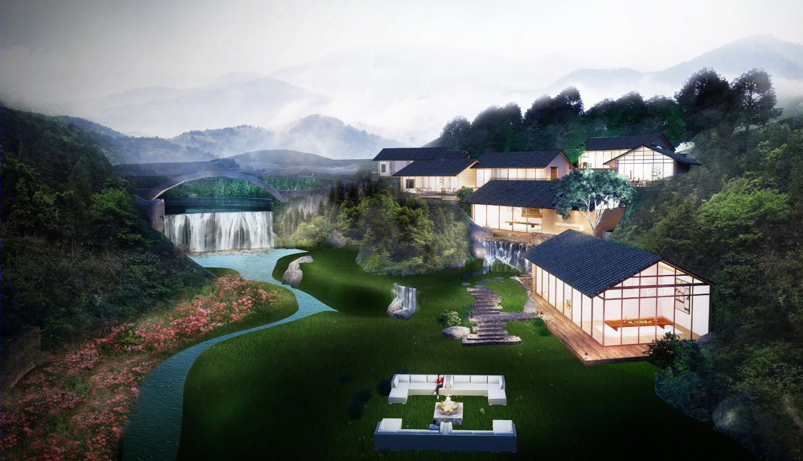 杭州阿里巴巴总部室外大型景观设计-10