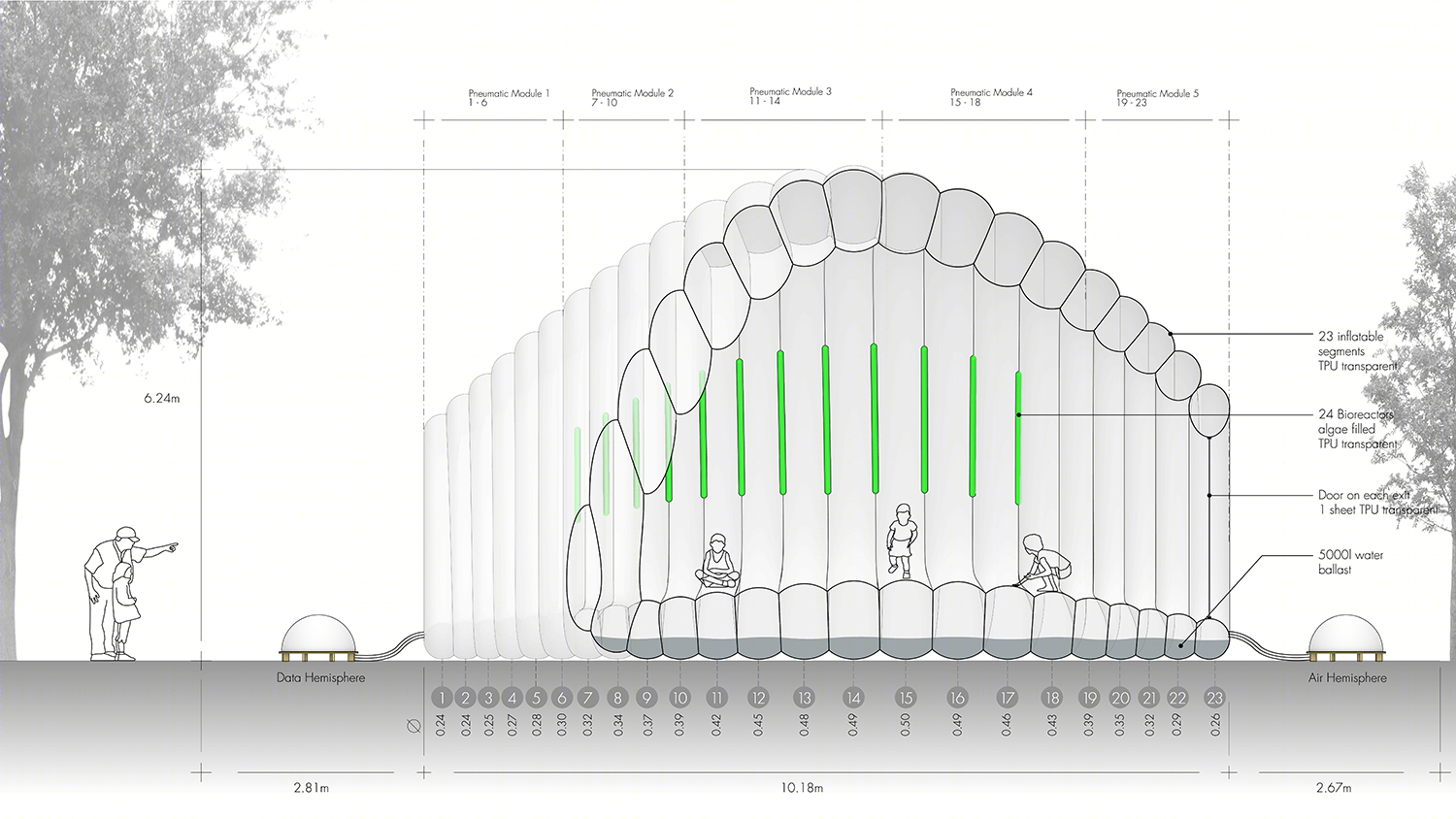 “空气泡泡”空气净化生态机丨英国苏格兰丨ecoLogicStudio-34