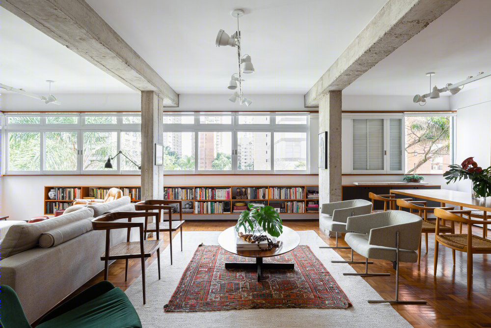 巴西 MF 住宅 (2019) Firma 设计 · 空间重塑与木质背景墙的完美融合-28