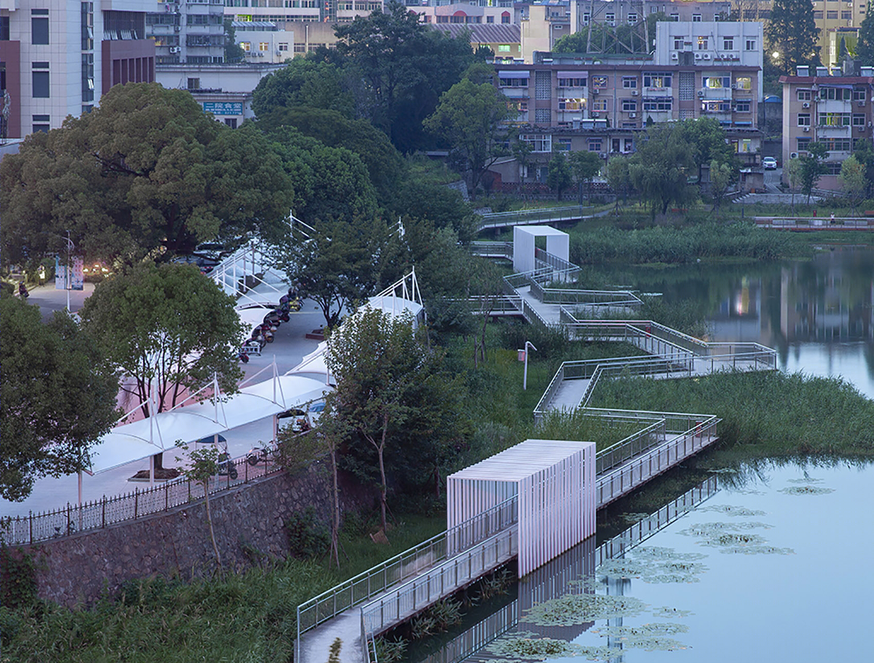 安徽池州护城河遗址公园·海绵城市的绿色示范丨中国池州丨阿普贝思(北京)建筑景观设计咨询有限公司-56