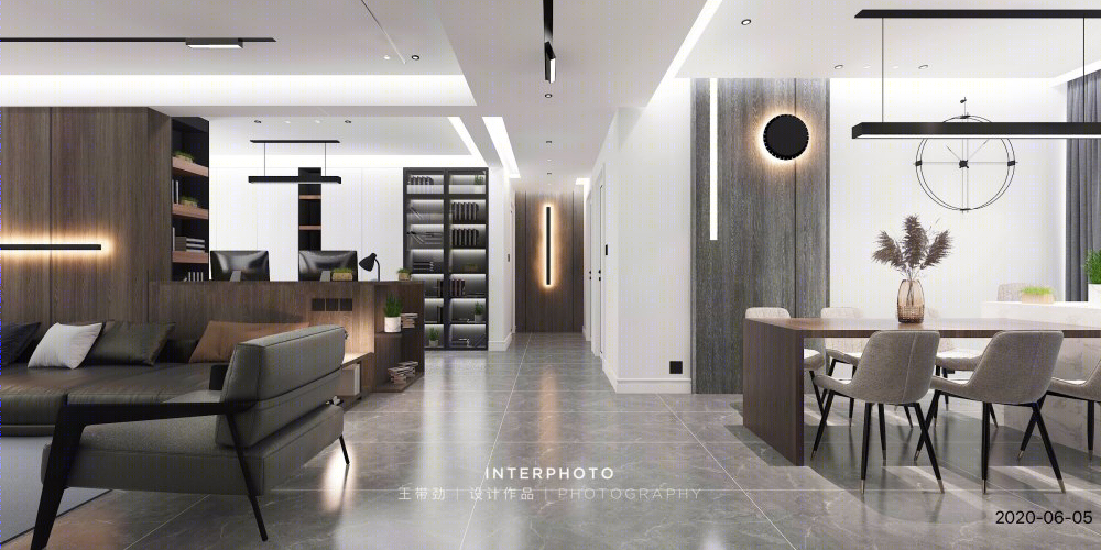 沈阳首创光河城 156 平米现代极简风住宅设计-10