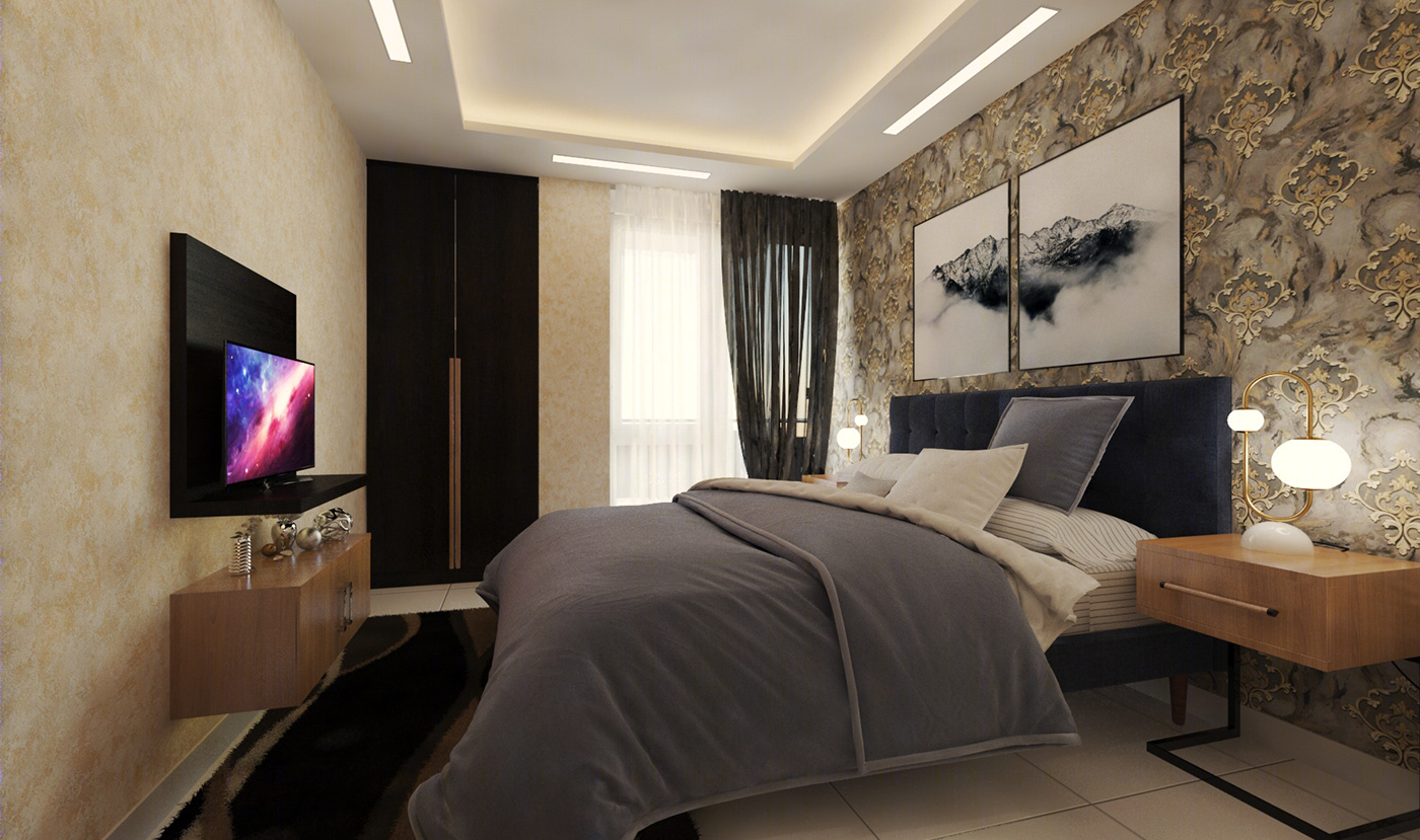 Anastasiya Gushchina丨公寓建筑丨2 BHK Interior Design, Gurugram-5