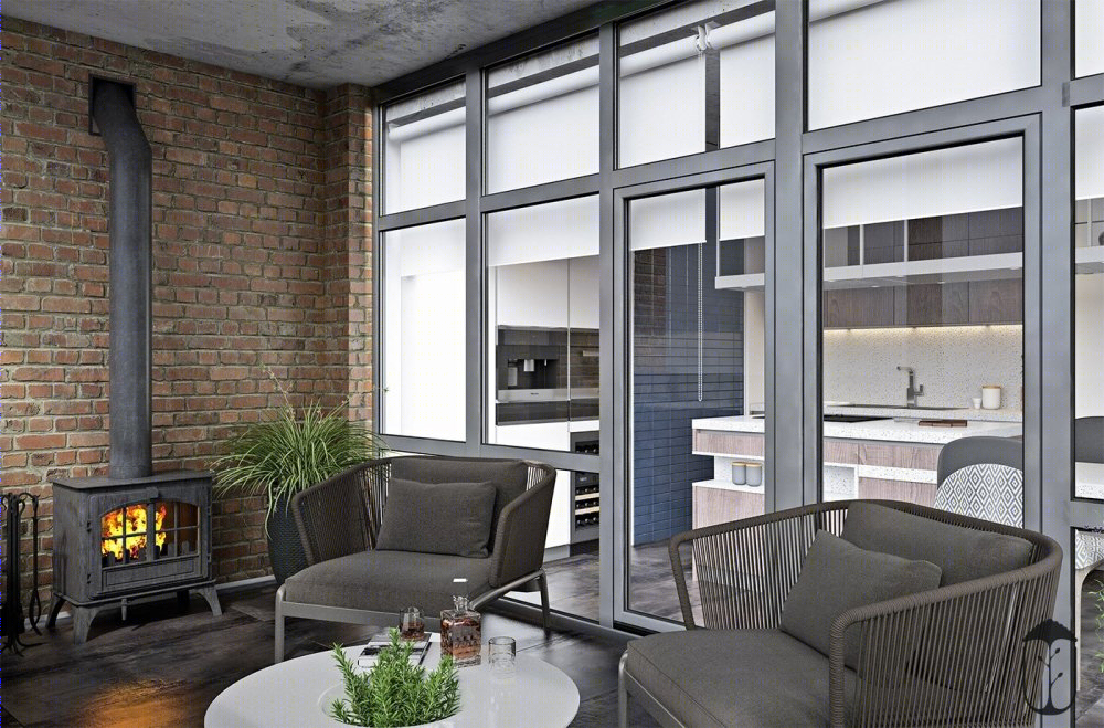 立陶宛动感怀旧工业风住宅-12