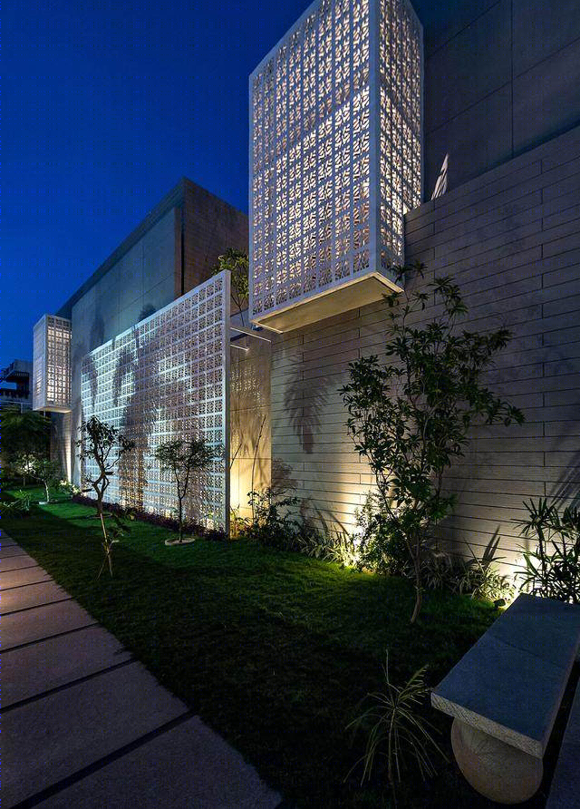 印度勒克瑙低调奢华住宅设计-30