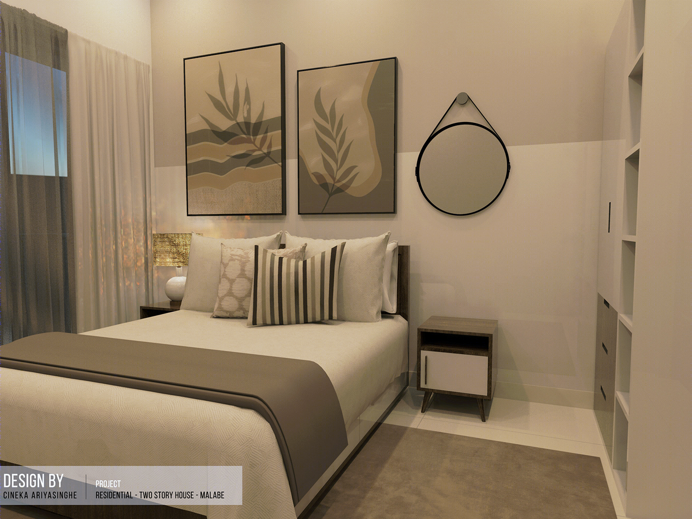 现代极简主义温馨家庭住宅设计-4