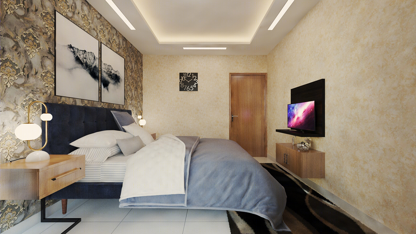 Anastasiya Gushchina丨公寓建筑丨2 BHK Interior Design, Gurugram-6