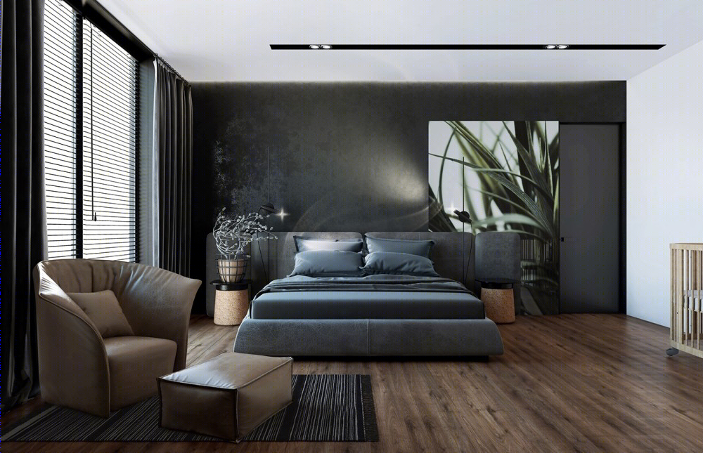 简约极致,黑白分明的优雅住宅丨Mariya Chmut-10