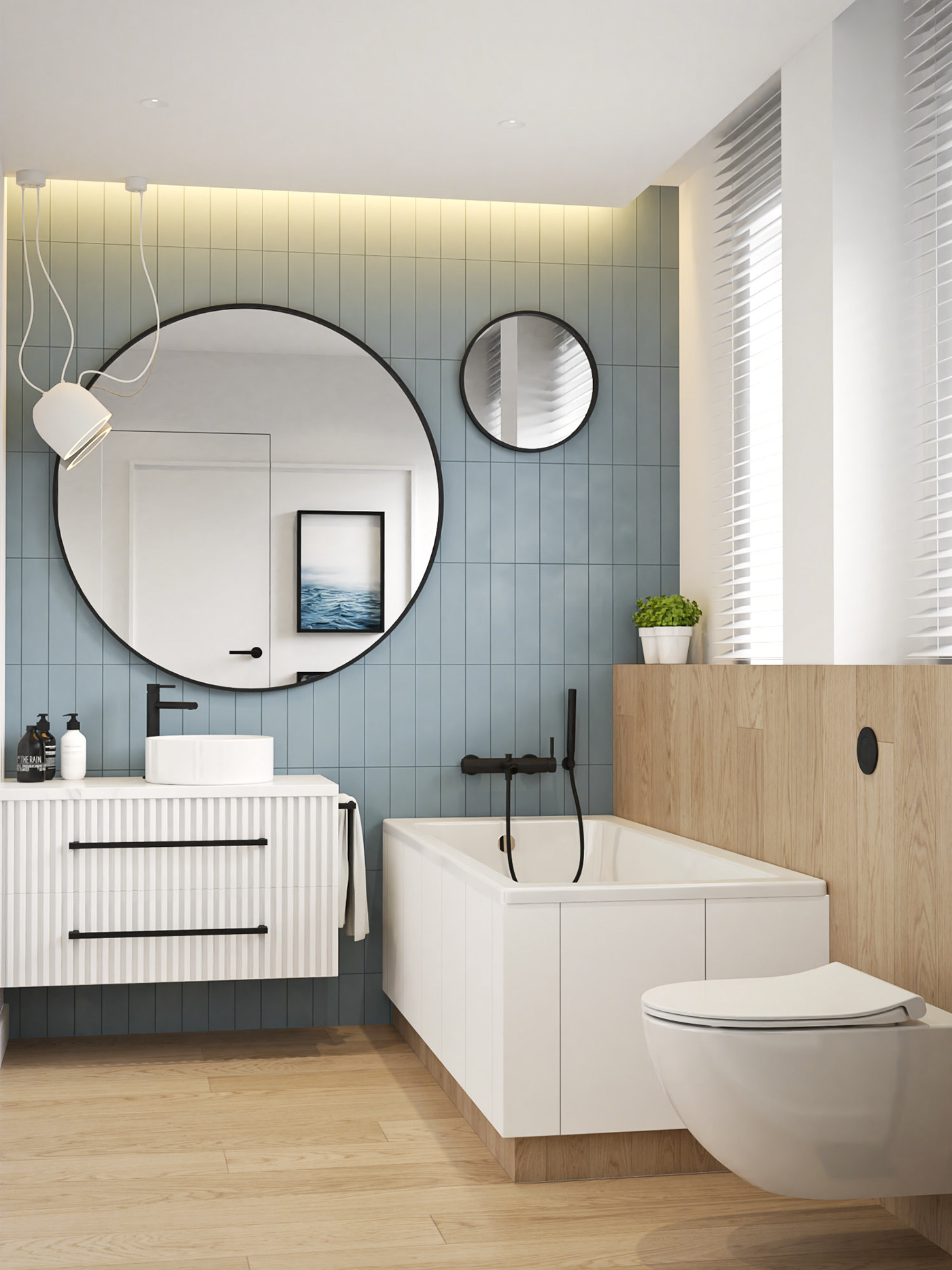 Bathrooms with colour-7