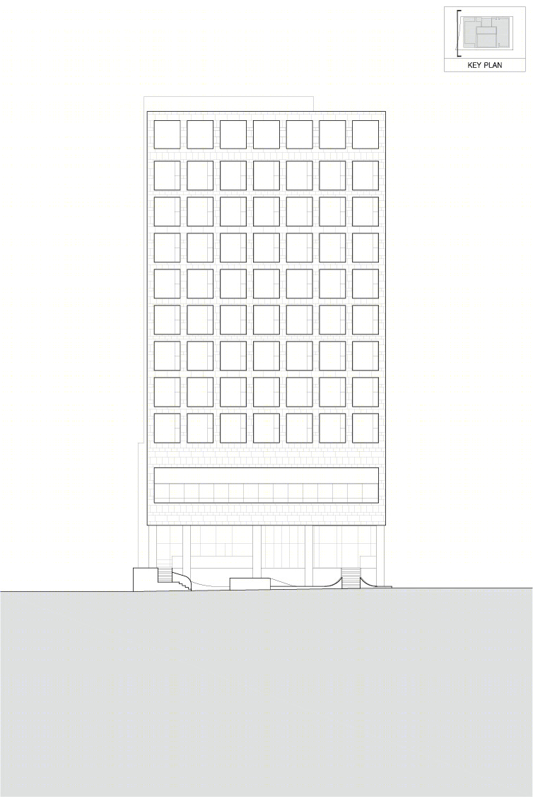 首尔商务区独特 officetel 设计，打造城市公共空间新景观-35