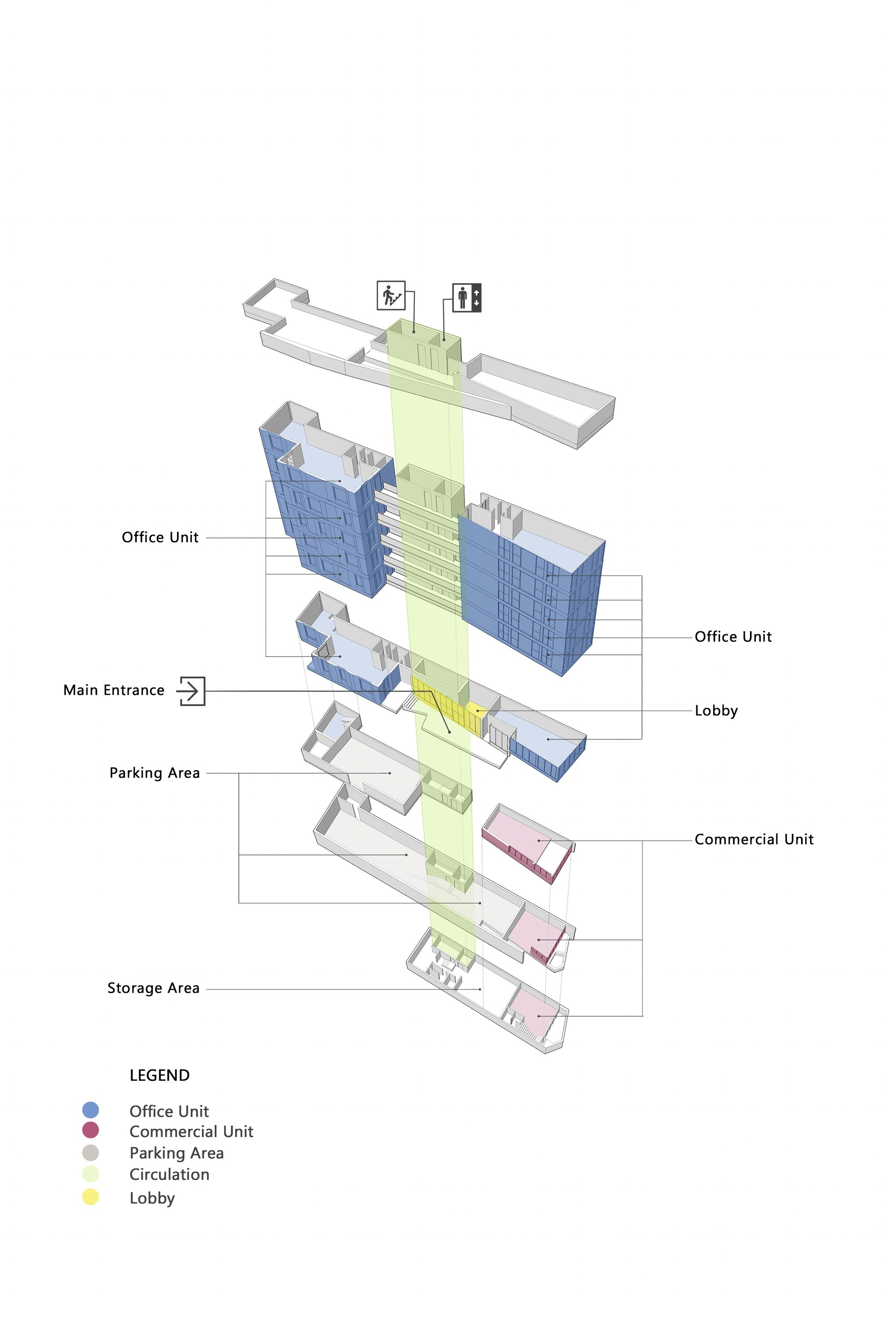 伊朗 Tehran SABA 办公建筑 - 有机环境与城市互动的融合-39