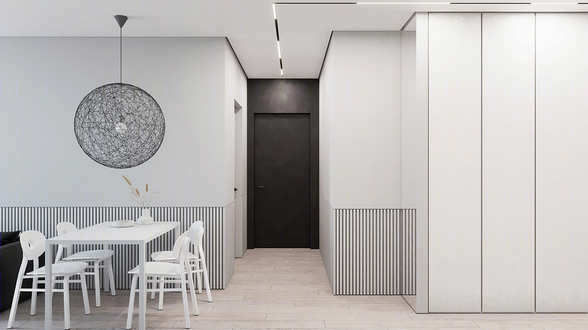 极简黑白灰，经典再焕发——Oksana Mukhina 现代住宅设计-5