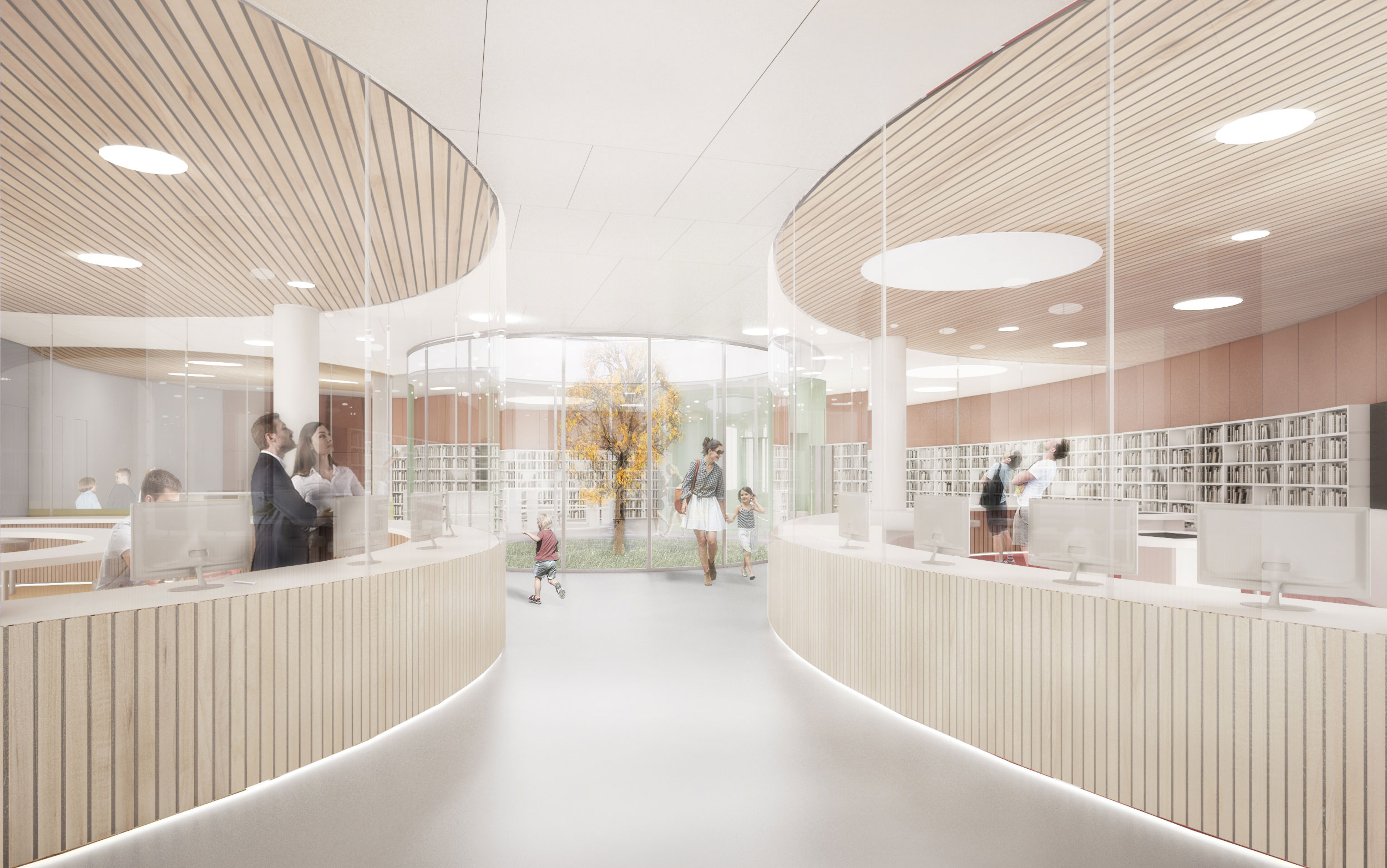 Madrid 市郊 Villaverde 新图书馆——工业风建筑的公共空间创新-7
