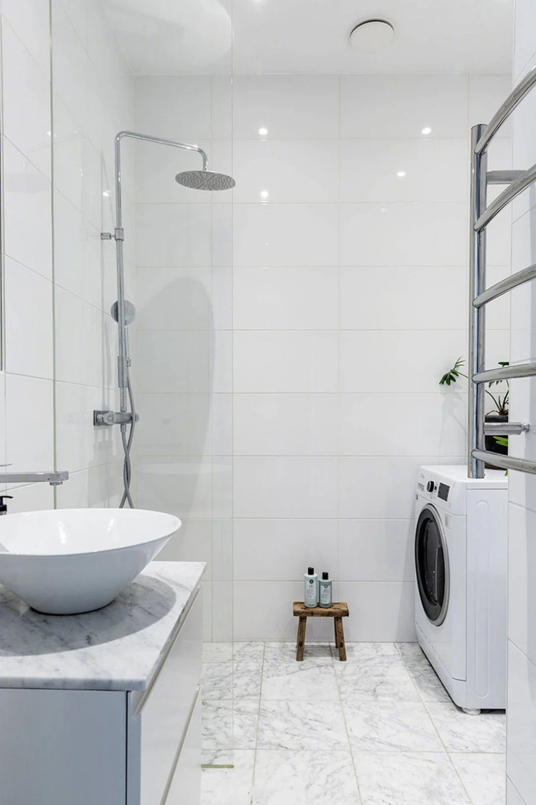 现代斯德哥尔摩女孩公寓，精致优雅的中性空间-14