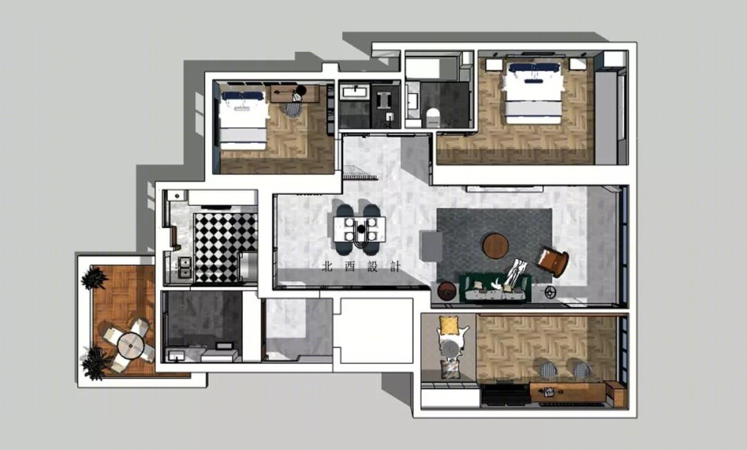 画意空间 · 长沙绿地湖湘中心 150 平米艺术之家丨中国长沙丨北酉设计-24