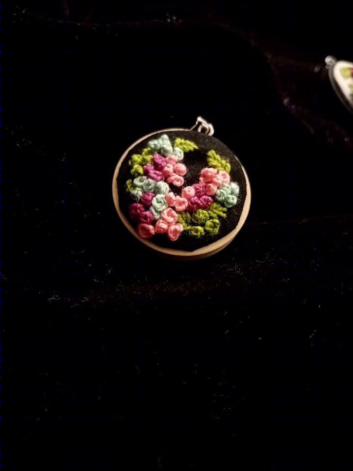 hand embroidered pendants-5