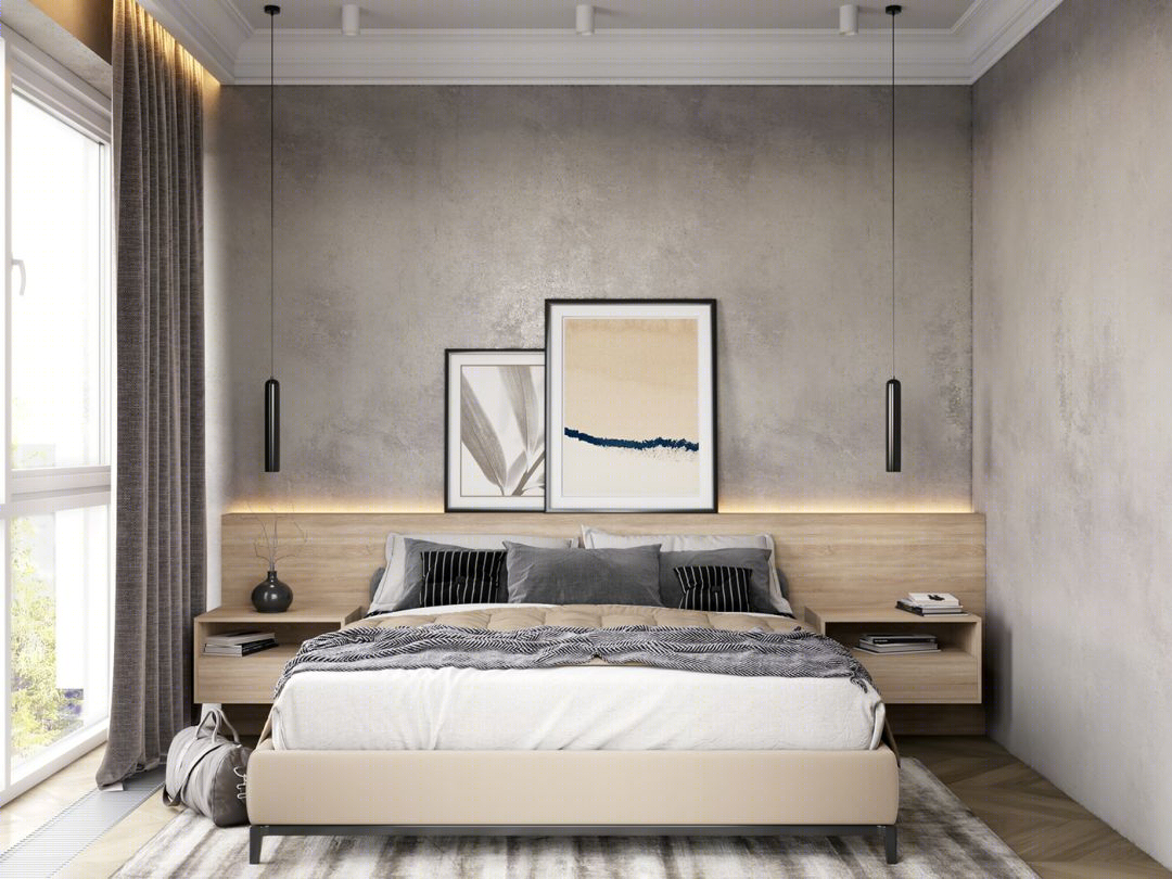 工业风清新时尚住宅设计-36