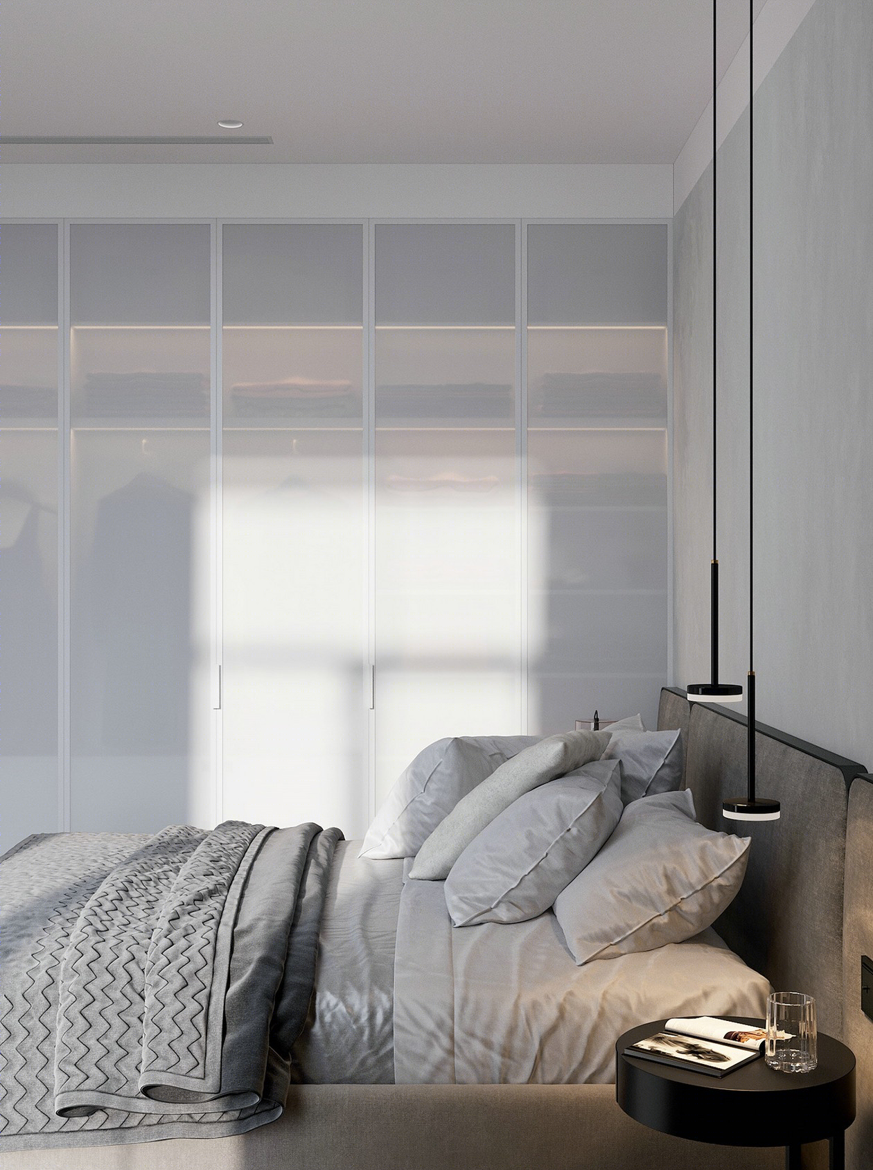 乌克兰 132㎡暖色系公寓设计-7