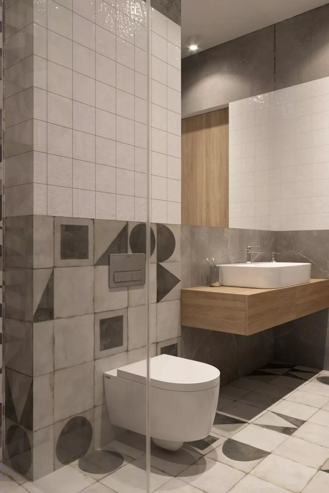 工业风清新时尚住宅设计-40