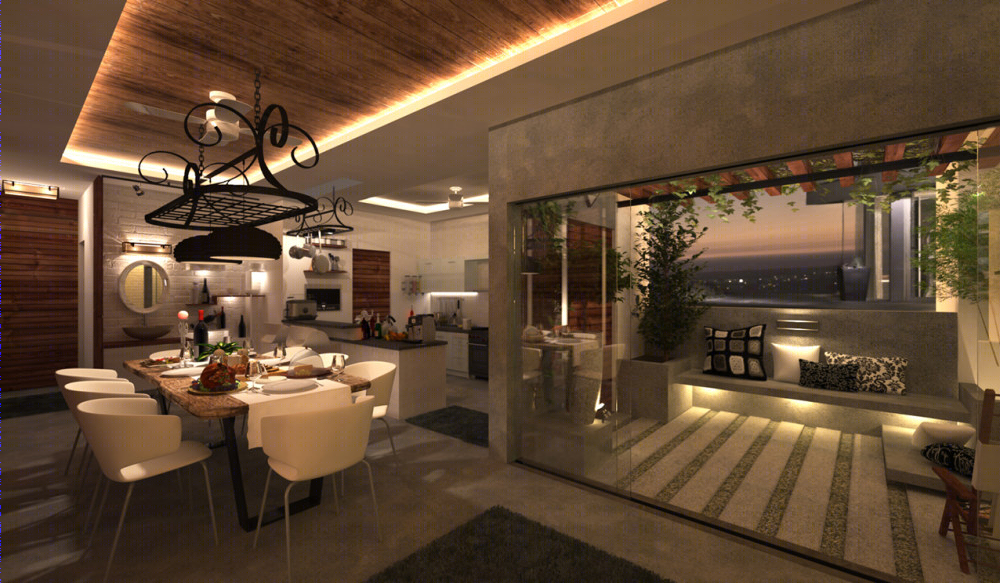 黄 submarine 工作室的别墅空间设计-2