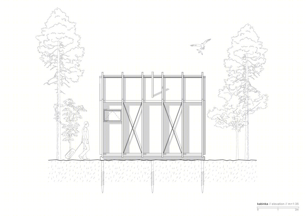 匈牙利简约环保小屋 Kabinka-35