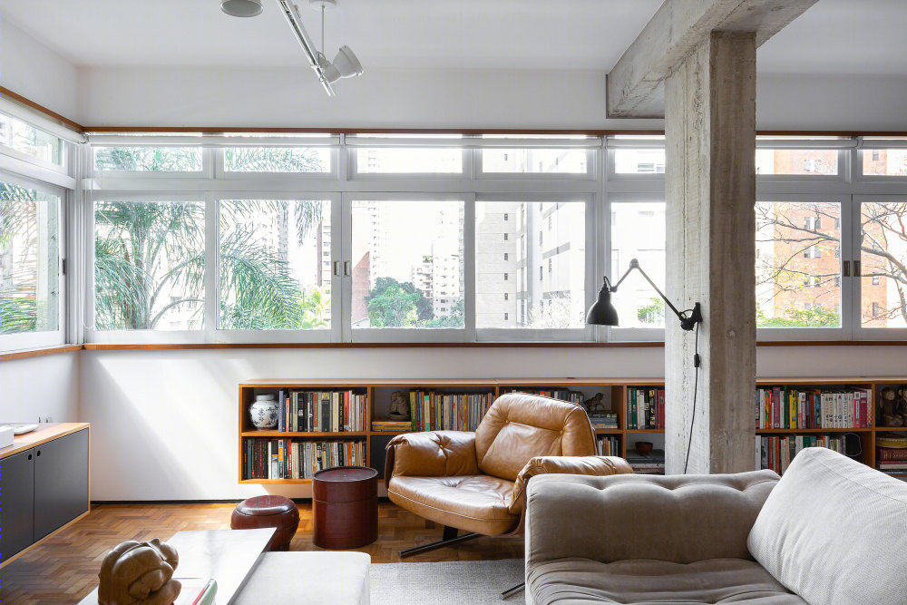 巴西 MF 住宅 (2019) Firma 设计 · 空间重塑与木质背景墙的完美融合-33