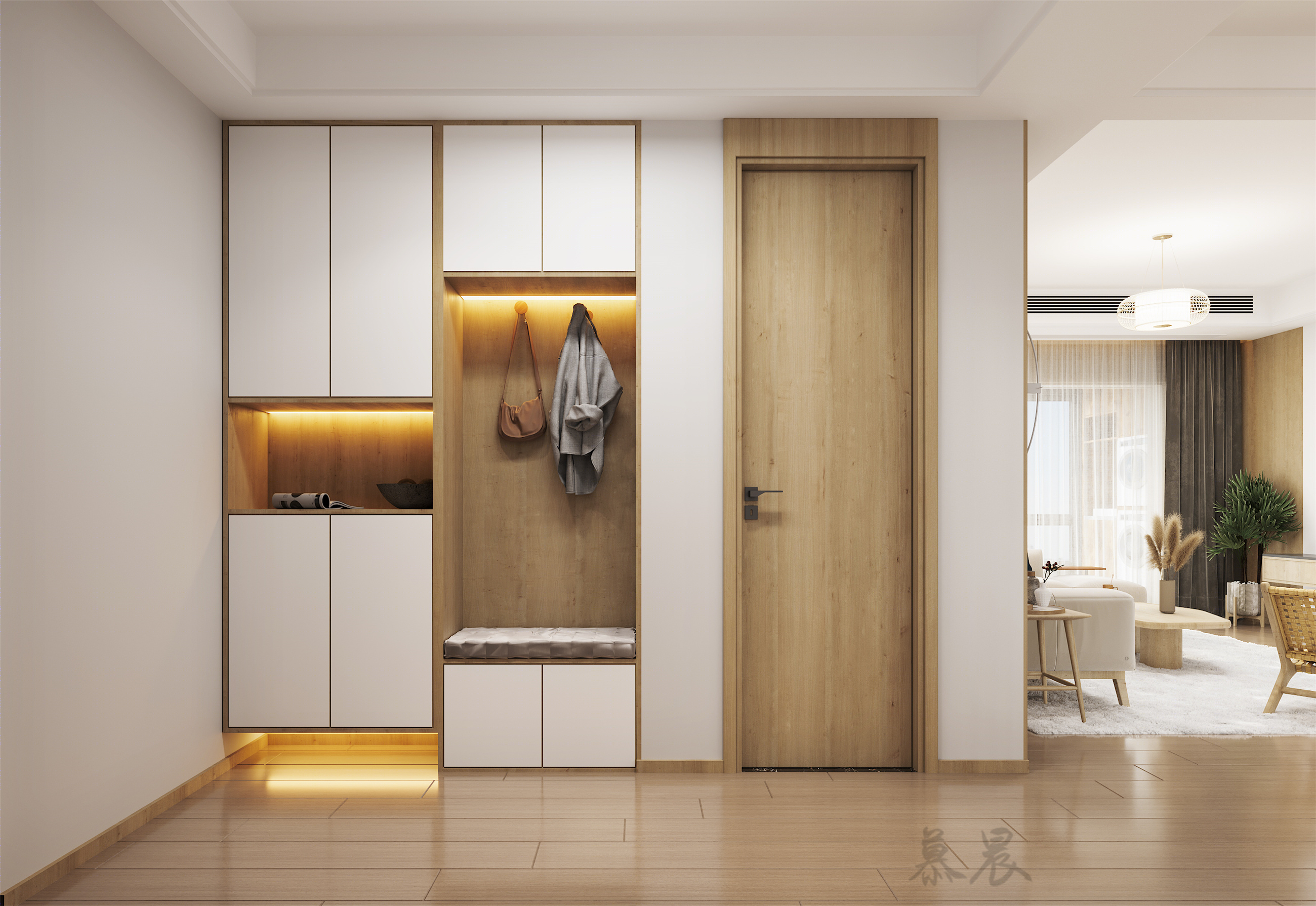 日式简约风，素雅空间层次感十足-4