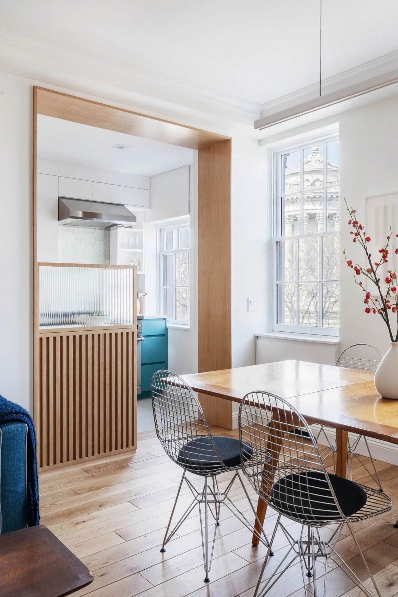 蓝色魅力 · 河边大道 92 平米公寓的现代复古设计丨Format Architecture Office-9