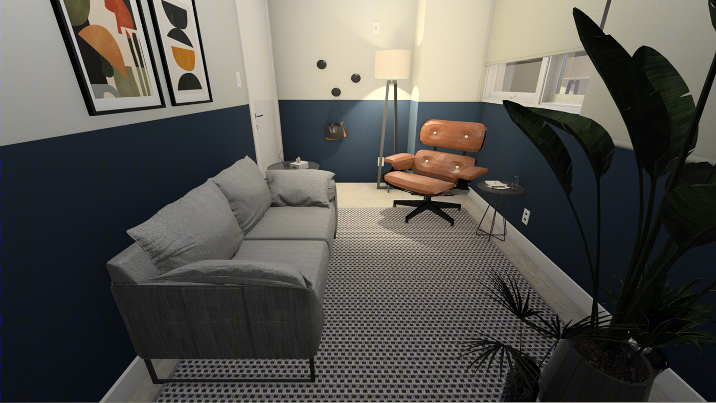 温馨守护者 | 9m²心理诊所舒适空间设计-2