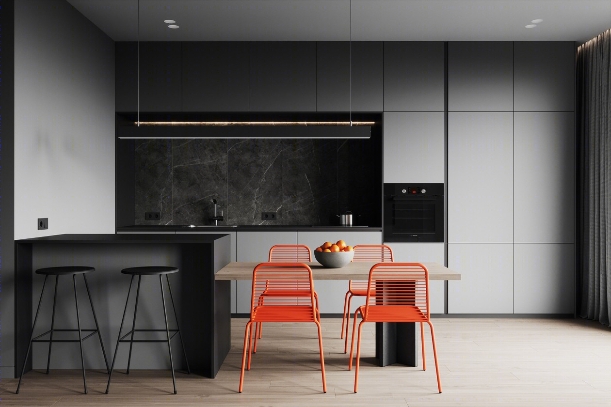 高级黑+橙色 鲜活又沉稳-7