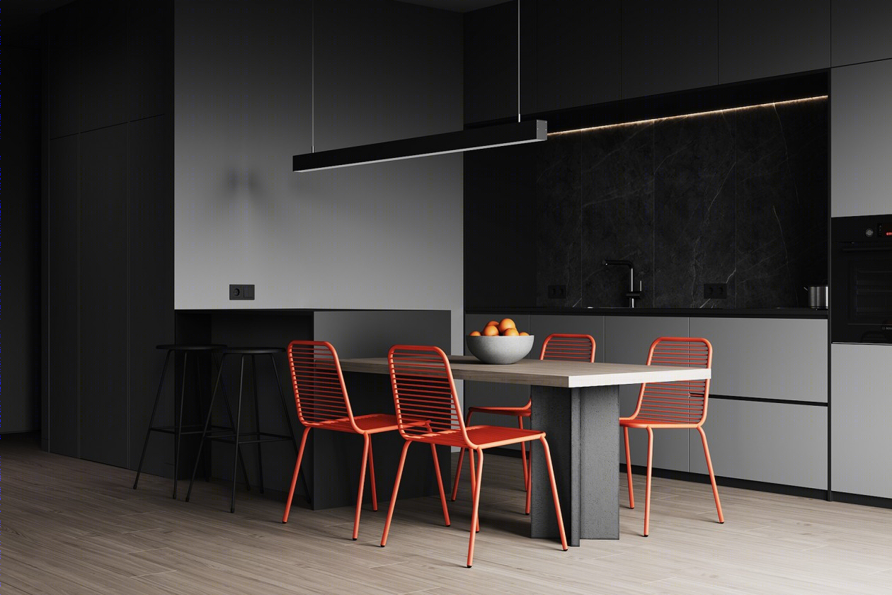 高级黑+橙色 鲜活又沉稳-6