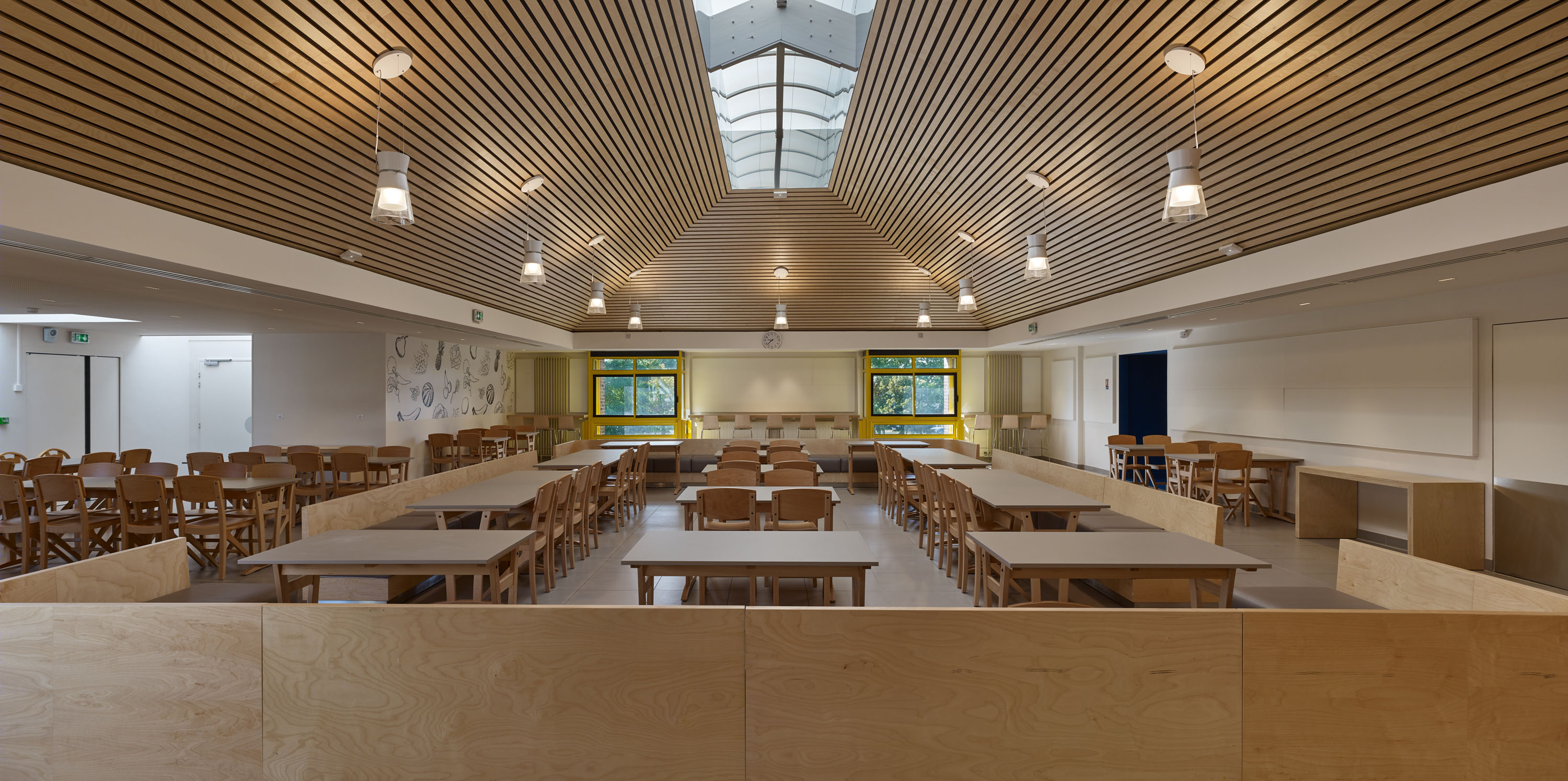 埃斯库菲耶高中餐厅 学校食堂-3
