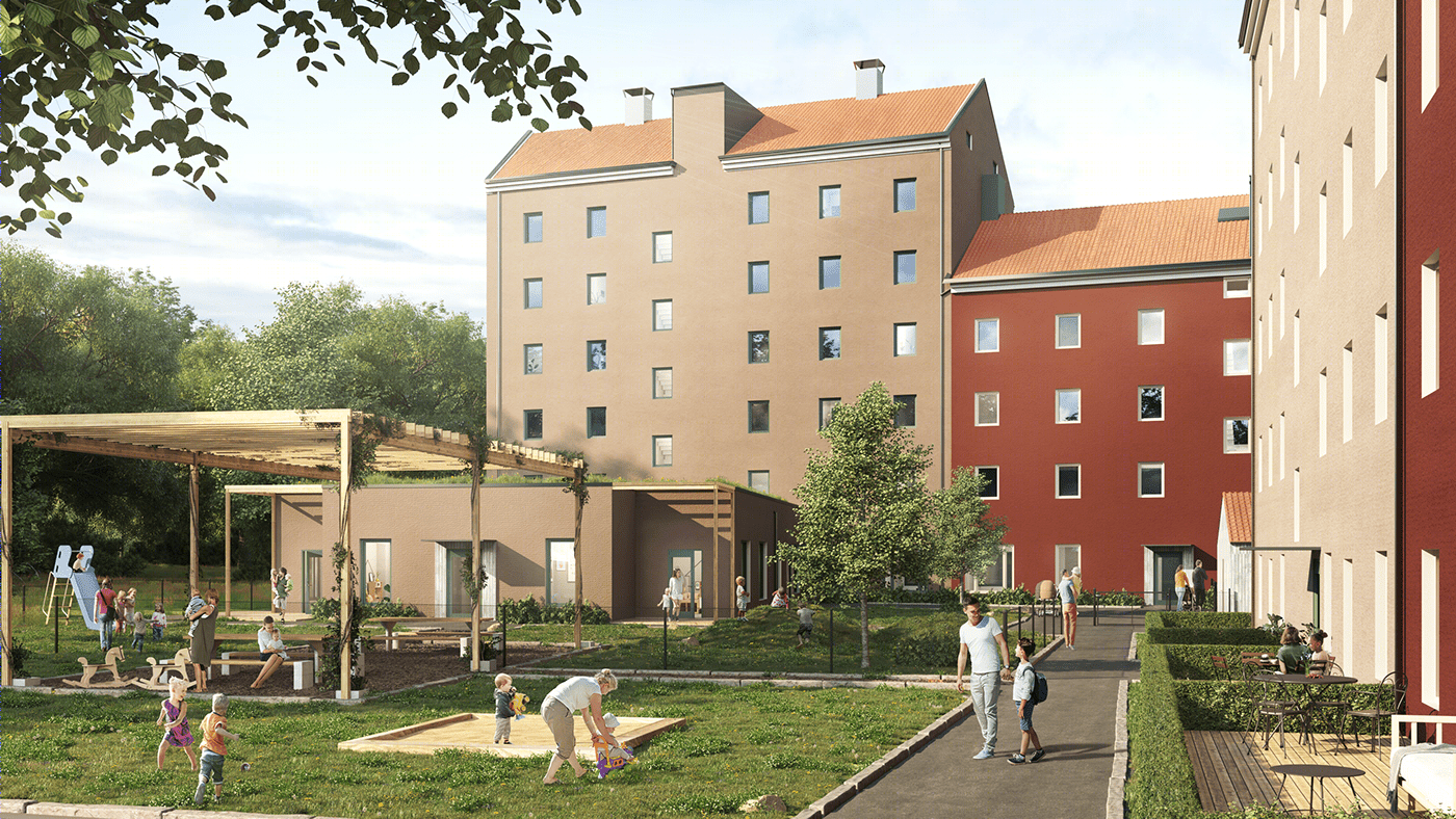 Anastasiya Gushchina丨公寓建筑丨Kv. Fruängen-6