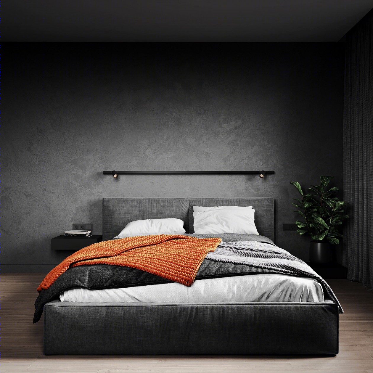 高级黑+橙色 鲜活又沉稳-9