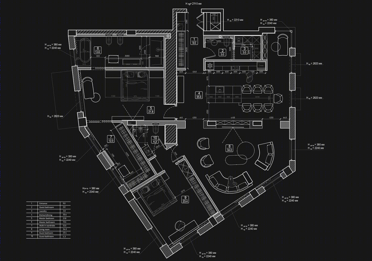 160㎡高级住宅丨KAW 建筑工作室-2