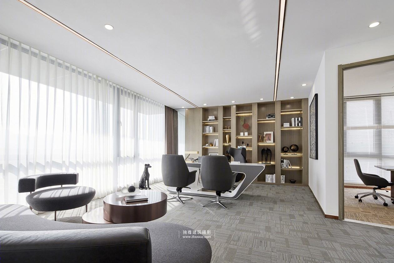 独尊建筑摄影：济南国泰& 财智广场 | 企业孵化器样板间-14