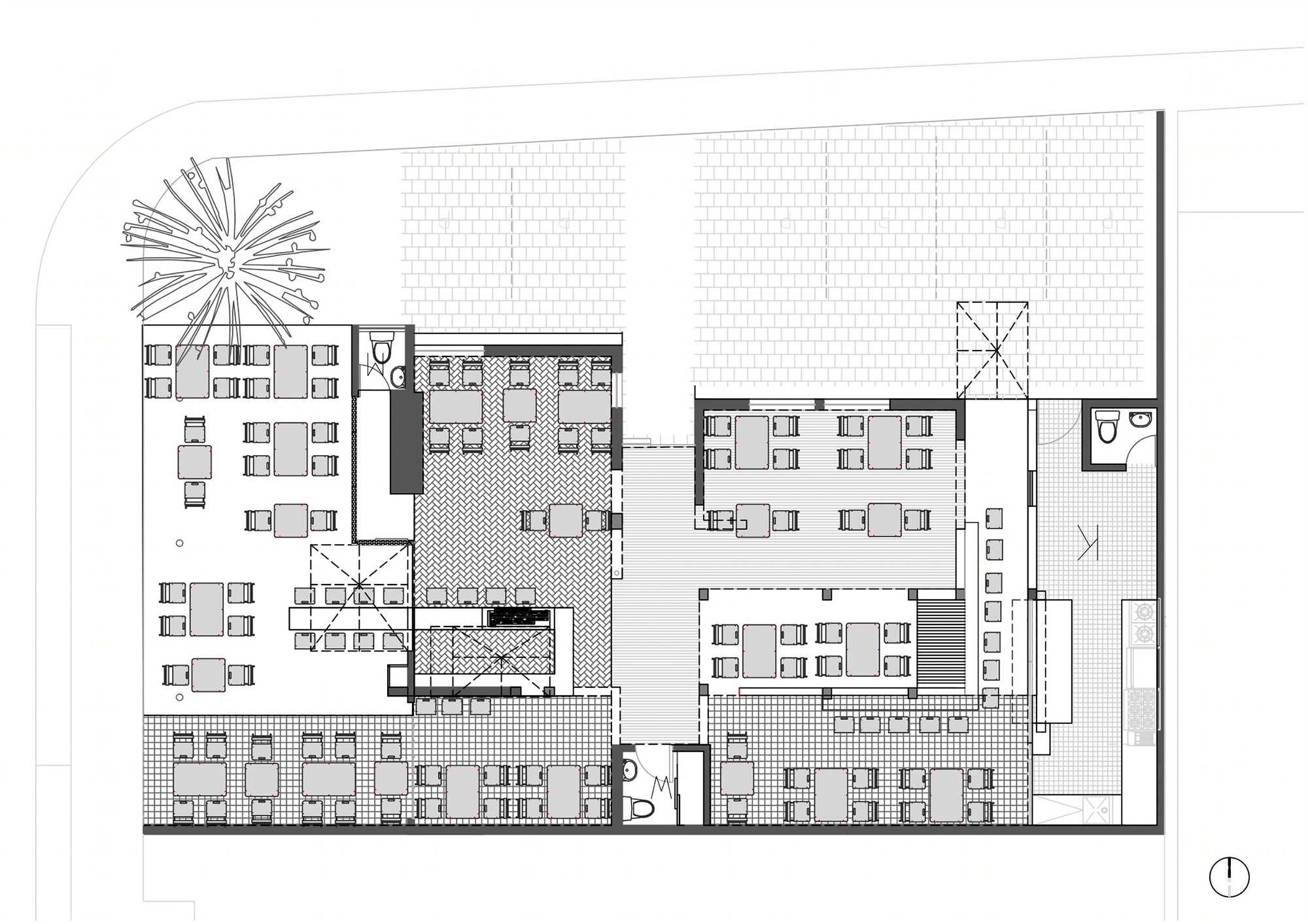 绿意盎然的城市小屋 | 80 年代老屋变身为现代都市酒吧餐厅-8