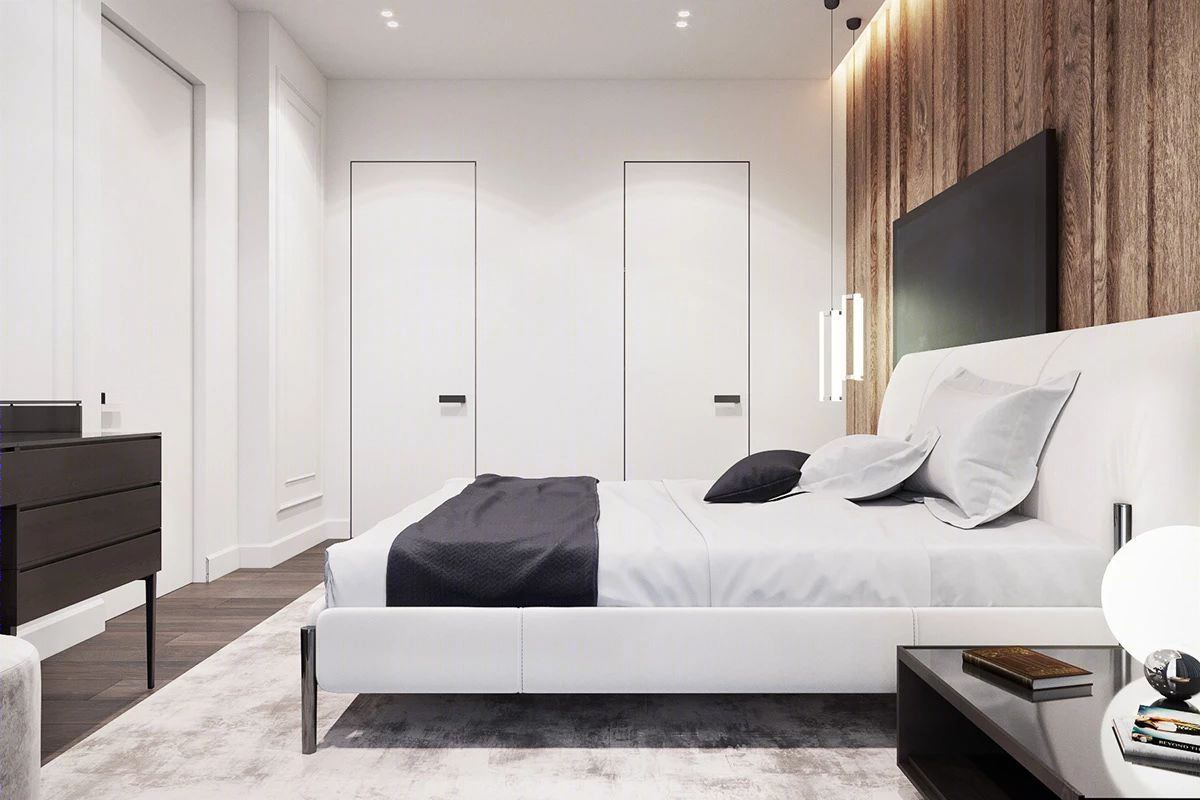 乌克兰设计师打造简约奢华 44㎡一居室，空间利用恰到好处！-82