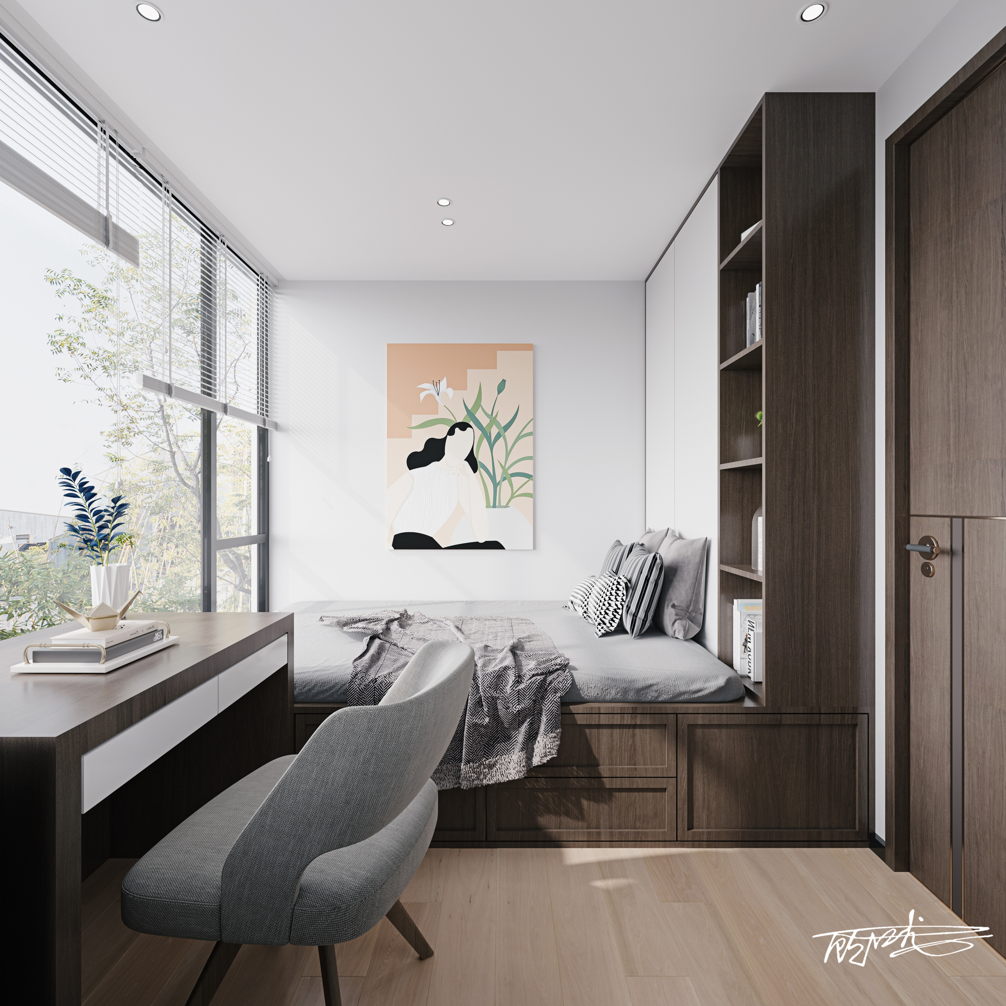 长龙怡福苑简约宜居空间设计丨中国南通丨顾江龙-12