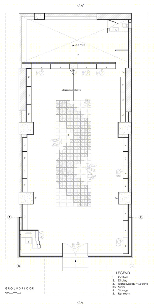 孟买 Regal Shoes 店设计展现独特波形岛展示-19