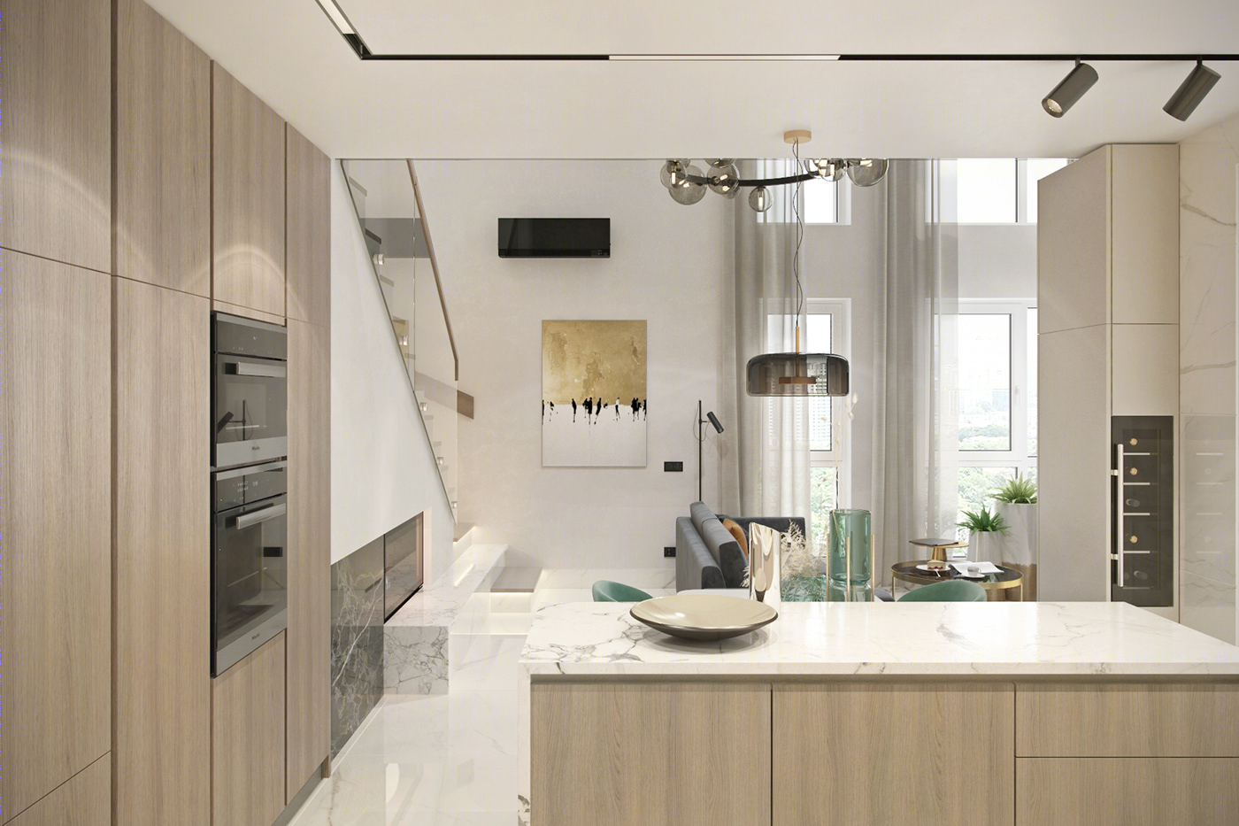 Anastasiya Gushchina丨别墅丨Apartment_80/Spectrum/Rivne/2021-6