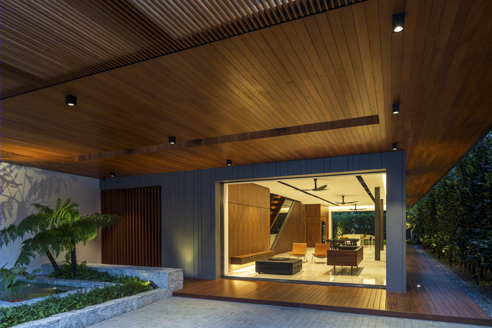 新加坡六口之家开放式住宅设计-21