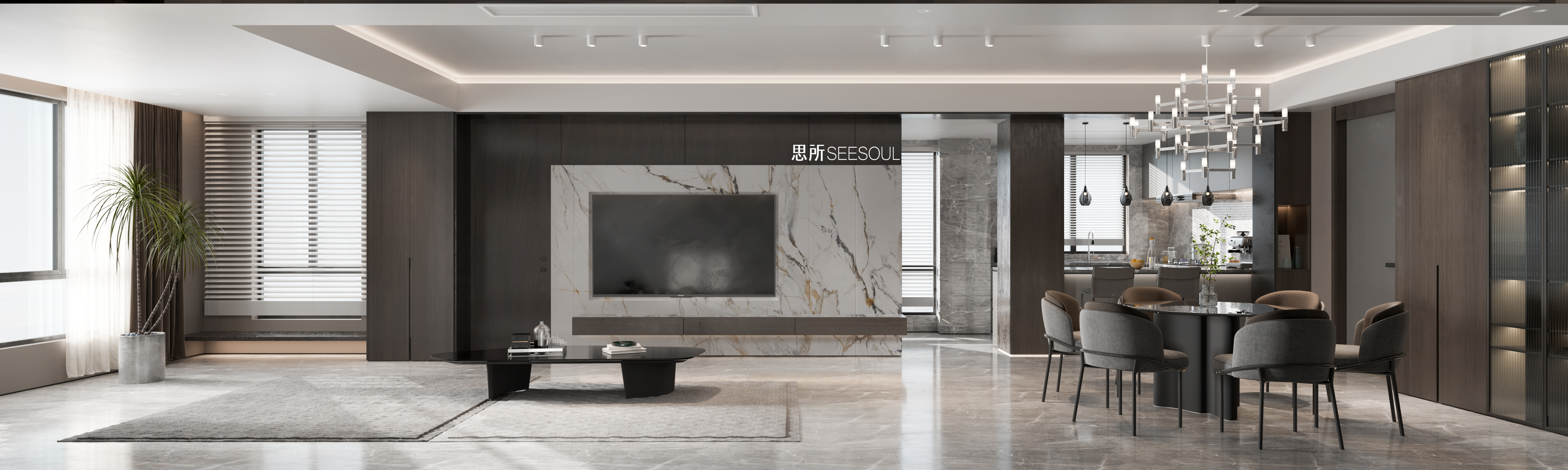 株洲 玫瑰园 平层设计-1