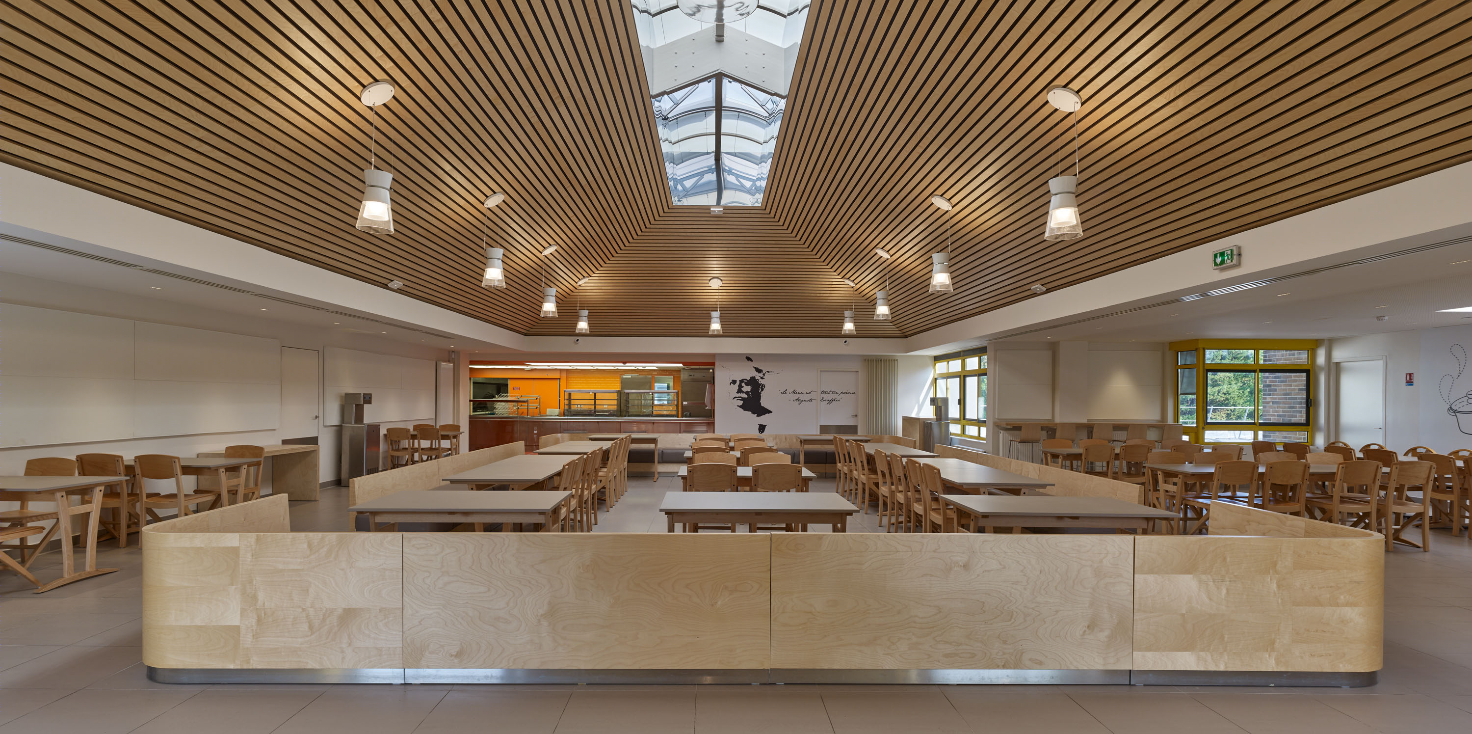 埃斯库菲耶高中餐厅 学校食堂-5