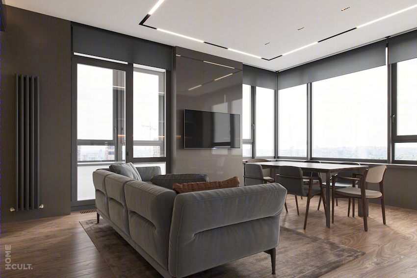 Homecult 乌克兰游戏网红宅 | 现代棕色调的沉稳美学-7