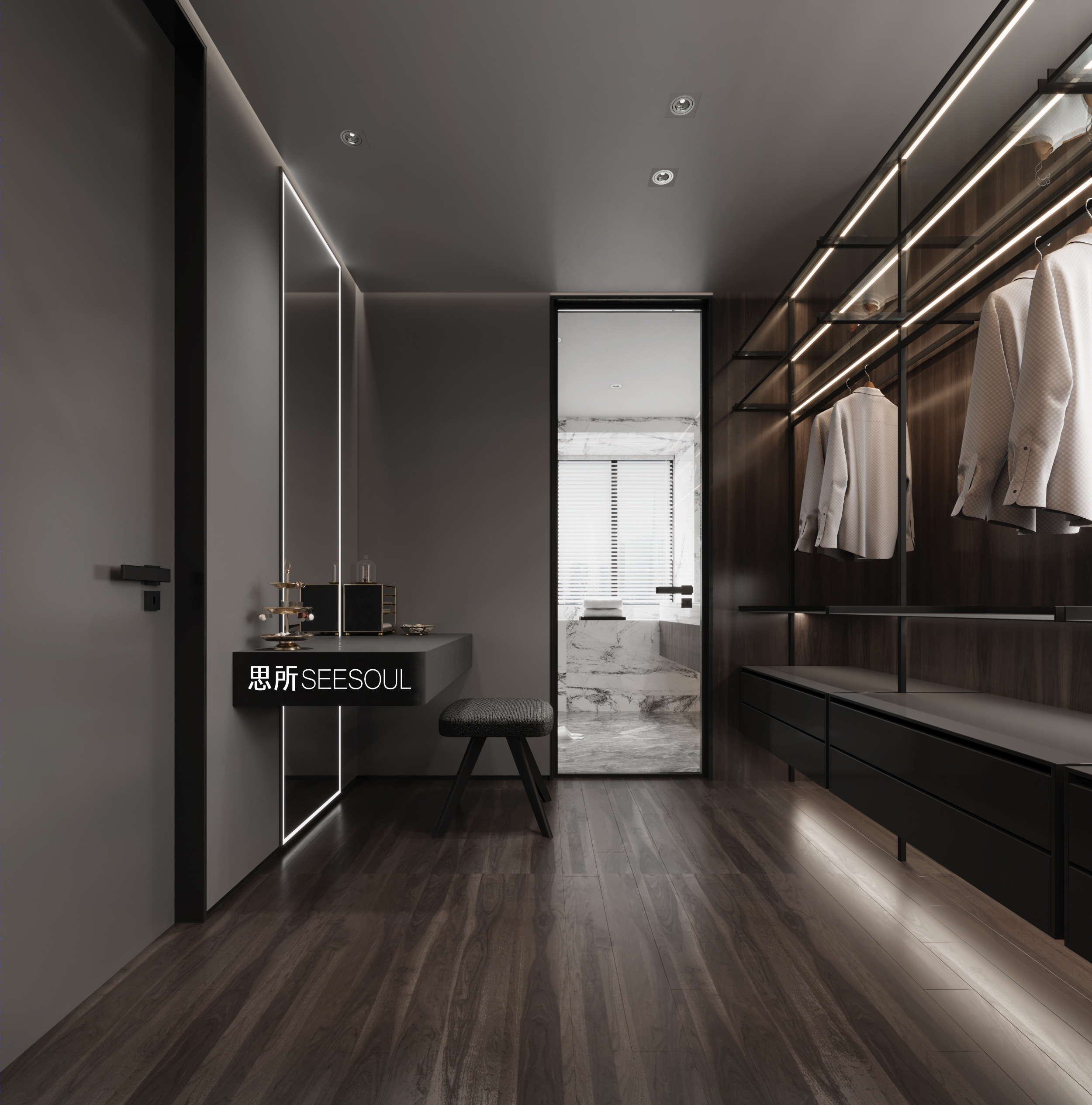 株洲 玫瑰园 平层设计-3