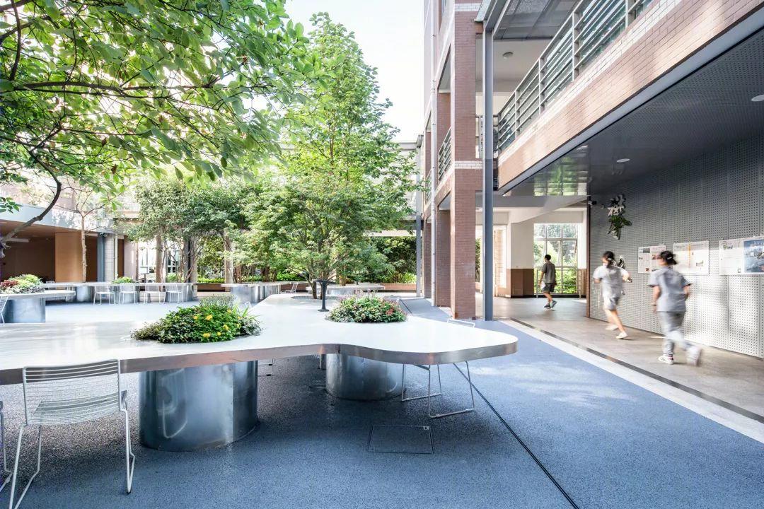 上海市实验学校中心庭院改造丨大观(上海大观景观设计有限公司)-30