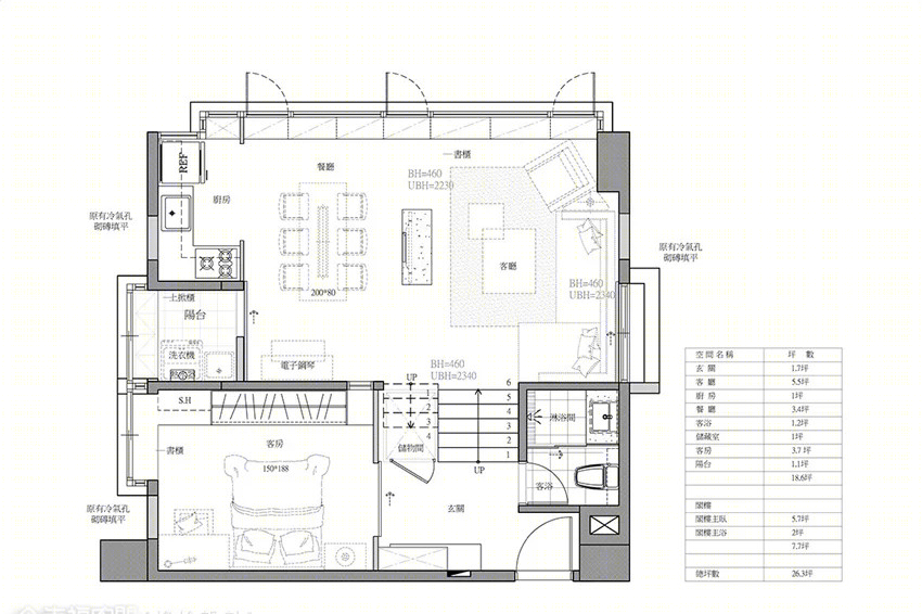 复层老屋翻新，动线僵局破解-12