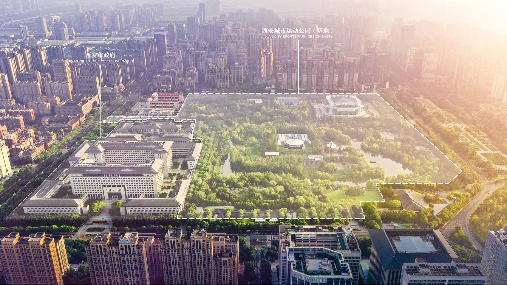 西安城市运动公园景观改造提升项目丨中国西安丨中国建筑西北设计研究院建筑装饰与环境艺术工程设计研究院景观所-5