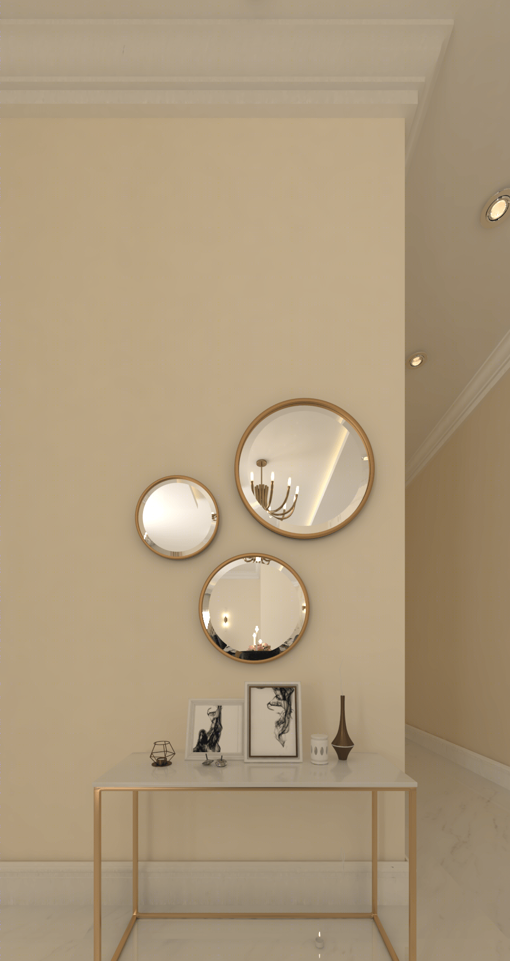 Anastasiya Gushchina丨平层丨living-dining room design-5